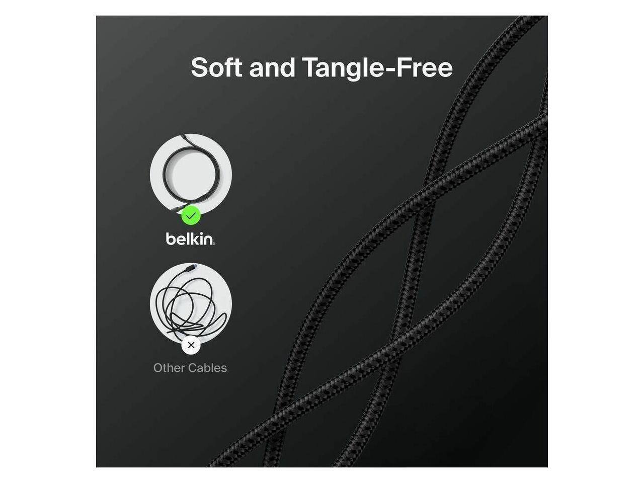 Soft and Tangle-Free  
belkin  
Other Cables