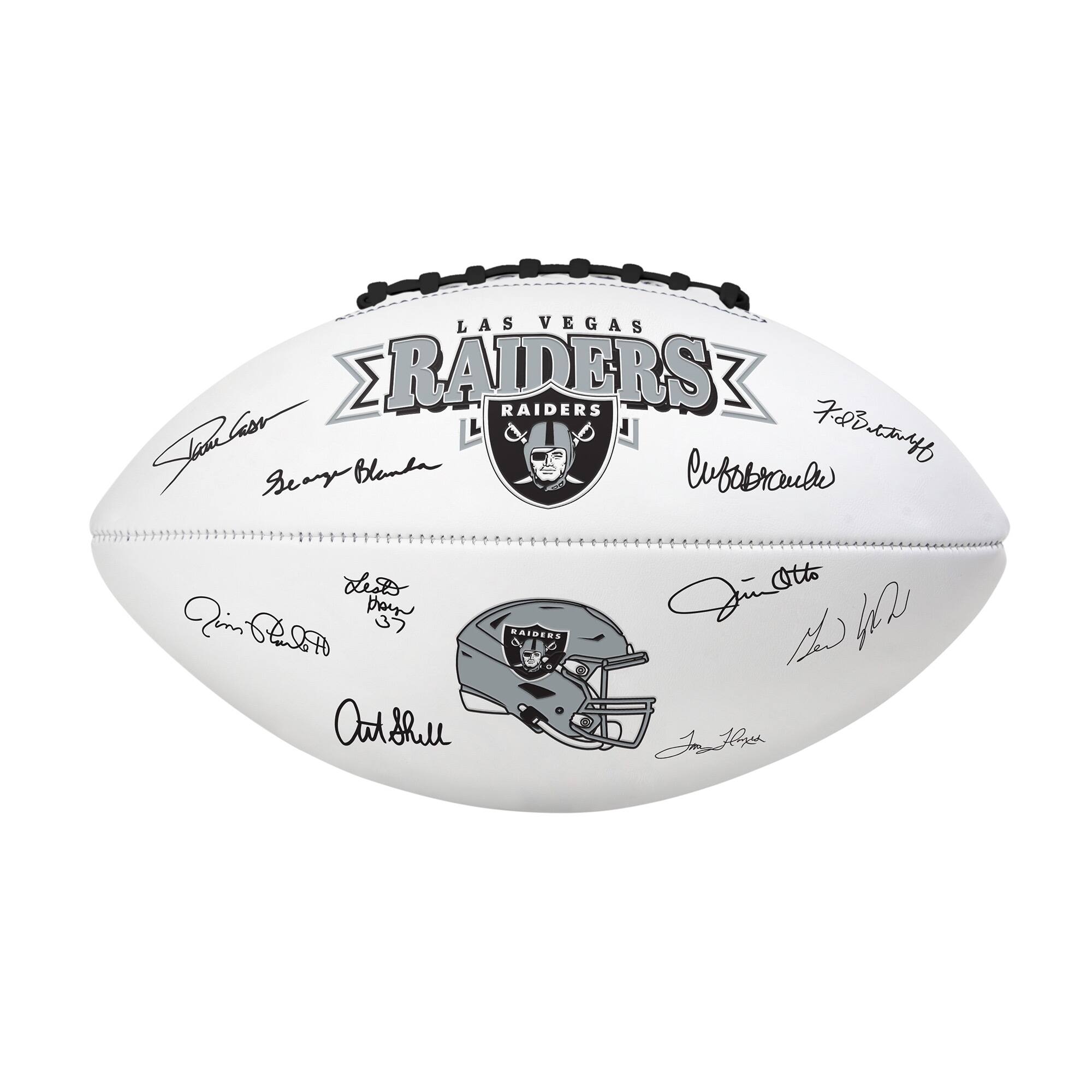 LAS VEGAS RAIDERS

- Derek Carr
- George Blanda
- Cubby Broussard
- Feeney
- Janikowski
- Chris Johnson
- Outshu
- Jim Otto
- Joe Aiyer
- Deion Branch 39