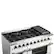 Alt View 6. Forno Appliances - Galiano 6.58 Cu. Ft. Freestanding Gas Range with Convection Oven - White.