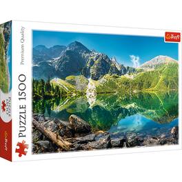 Trefl - Red 1500 Piece Puzzle - Morskie Oko lake, Tatras, Poland