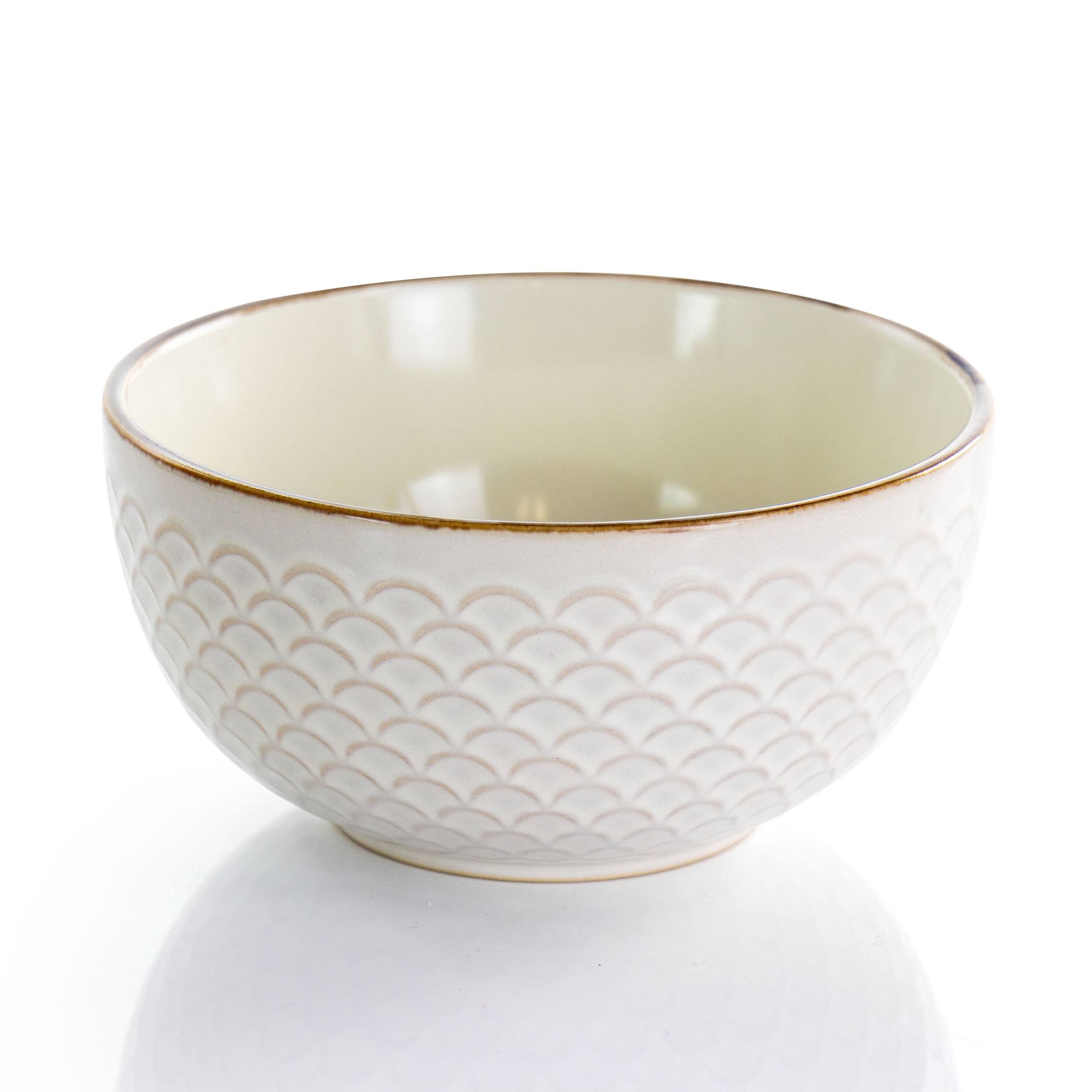 Alt View 2. Elama - Elama Honey Ivory 16 Piece Stoneware Dinnerware Set in Ivory - Ivory.