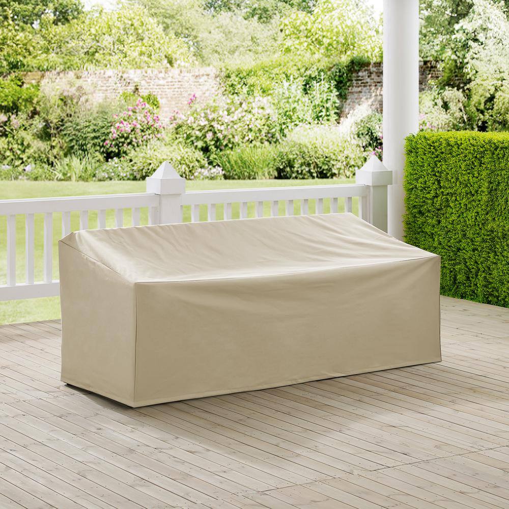 Alt View 2. Crosley Furniture - Outdoor Sofa Furniture Cover - Tan.
