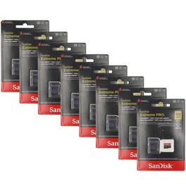 8x Sandisk 128GB Extreme Pro UHS-I Micro SD Up to 200MB/s Read 90MB/s Write