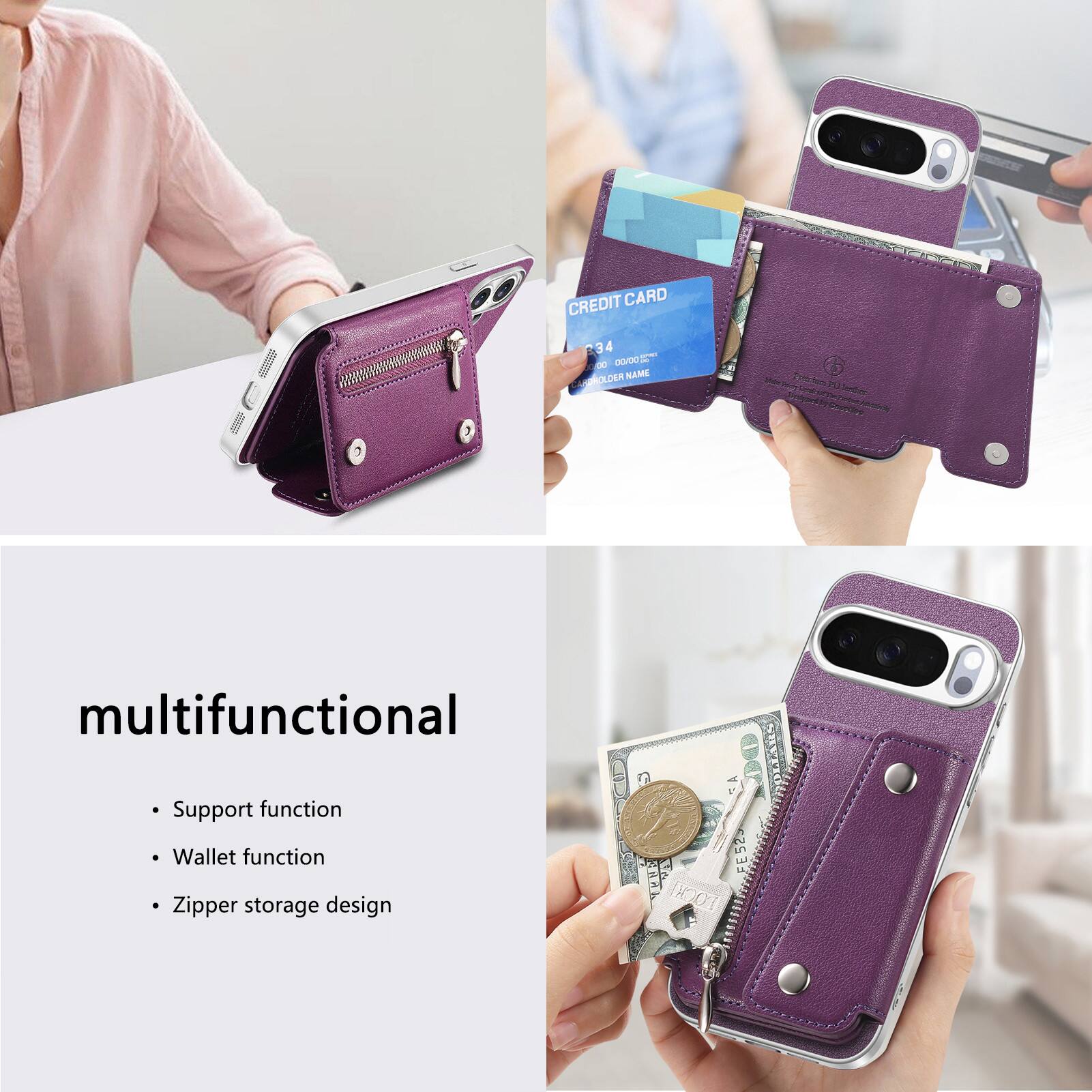 WINNERS *********

CREDIT CARD 34 DO 0,.00% ARDER NAME

multifunctional
- Support function
- Wallet function
- Zipper storage design