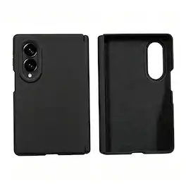 Dteck - for Samsung Galaxy Z Fold8 Liquid Silicone Case,Magnetic Hinge Protection,Shockproof Back Cover No Front Frame - Black