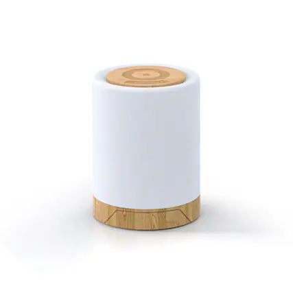 Front. Cluzine - Rechargeable Touch Night Light, Multi-Mode RGB Lamp with Timer, Soft Glow for Bedroom Camping.