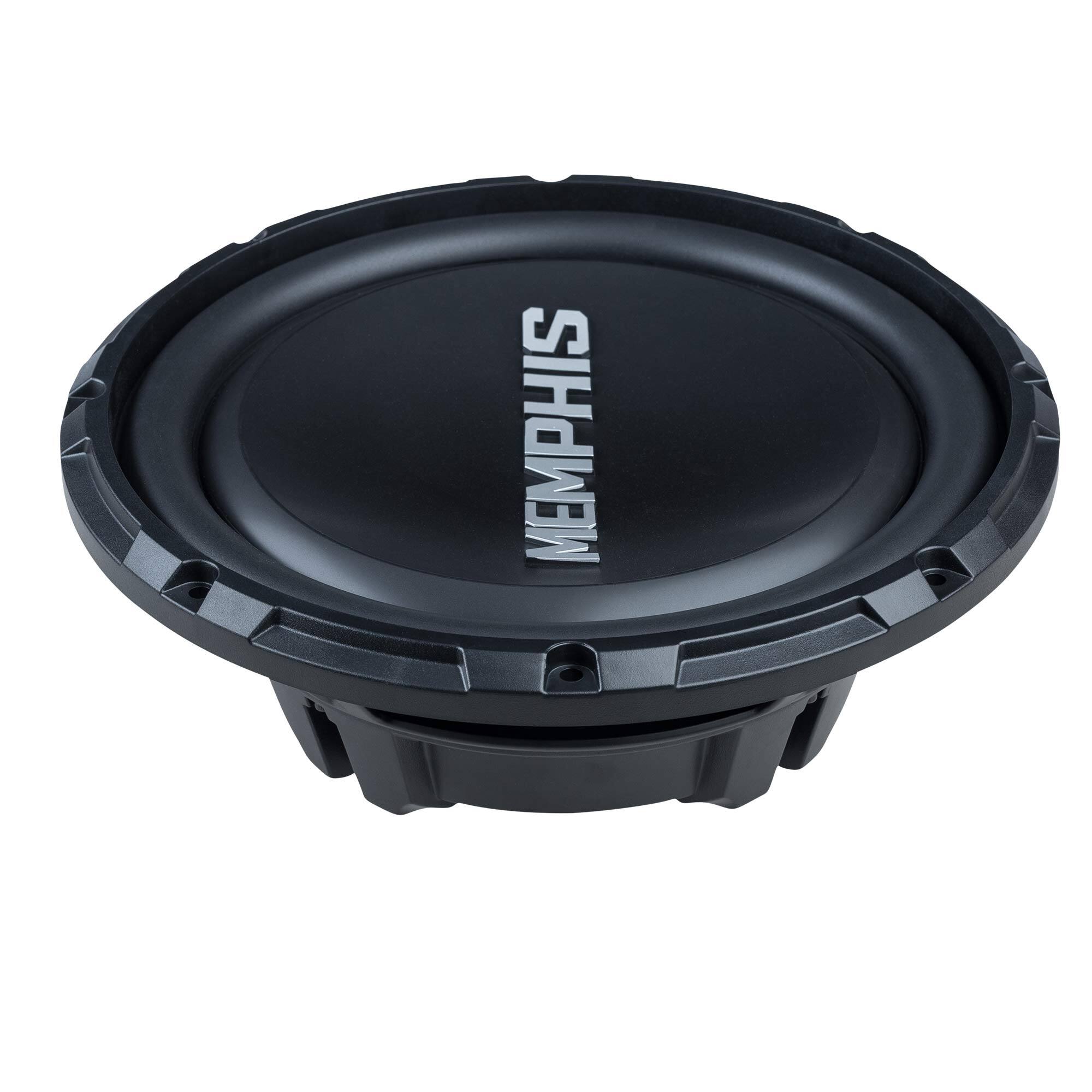 Alt View 10. Memphis Car Audio - Memphis Audio SRXS1244 12" Street Reference Dual 4-Ohm Shallow Mount Subwoofer - 250 wRMS - Black/Gray.