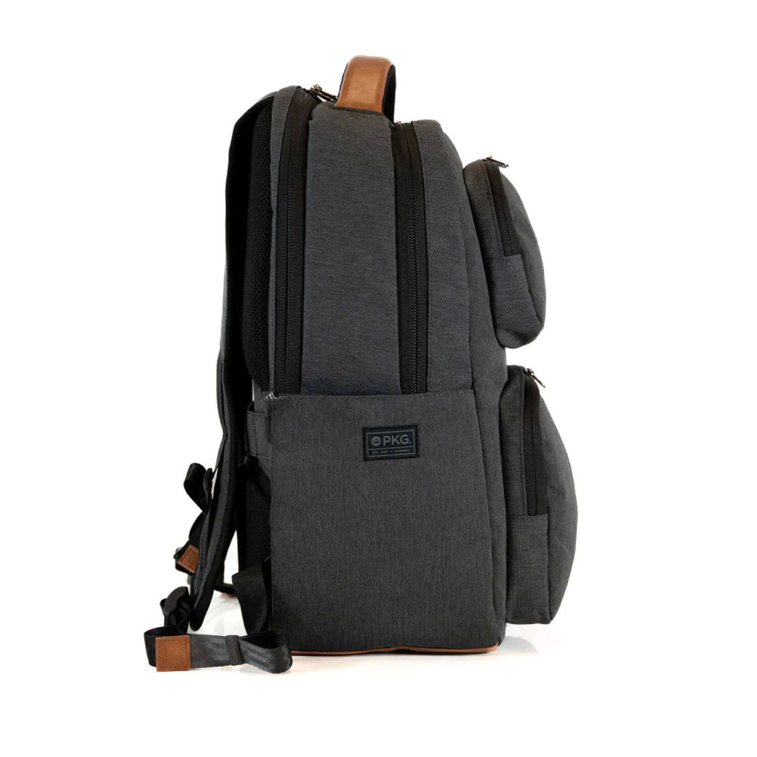 Alt View 1. PKG - Aurora II High Volume Backpack - Black Gray.
