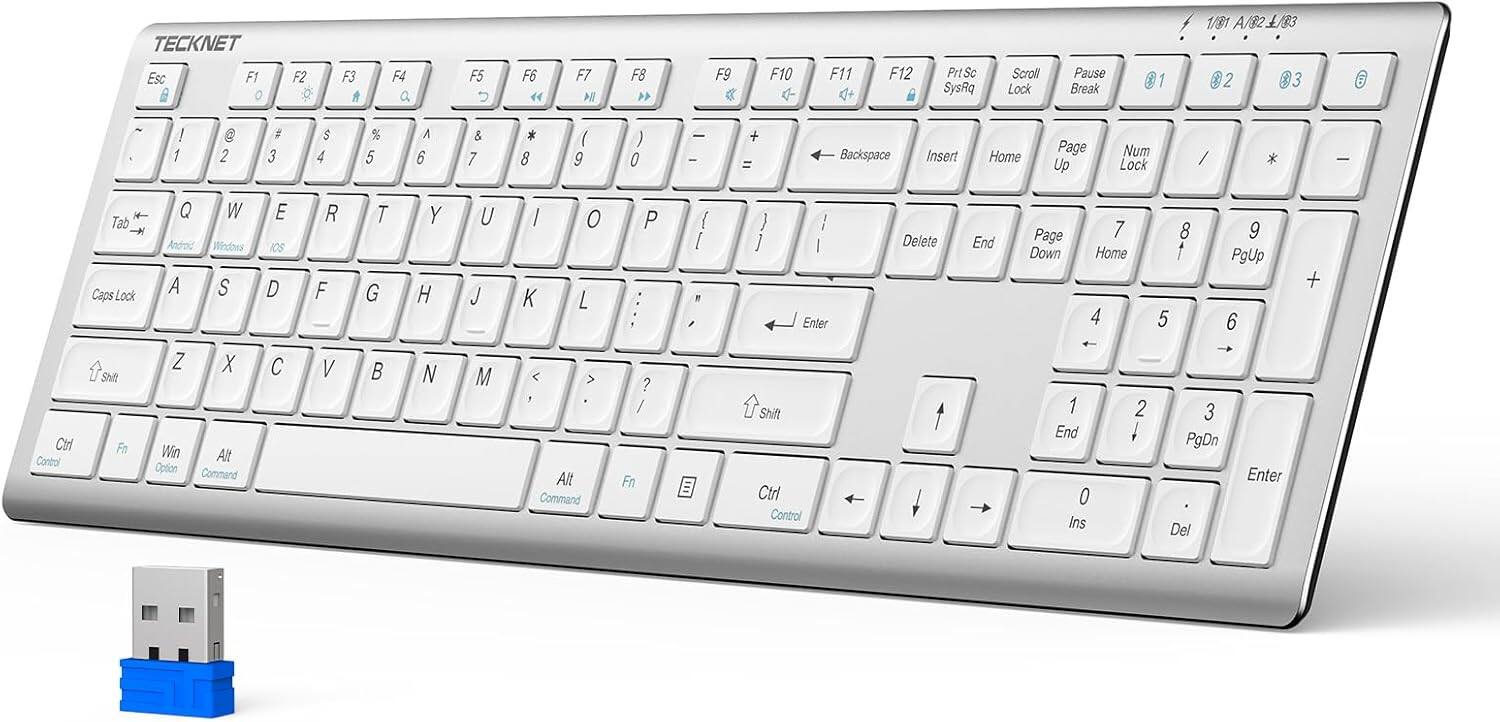 TECKNET Esc F1 F2 F3 F4 F5 F6 F7 F8 F9 F10 F11 F12 PrtSc SysRq Scroll Lock Pause Break

1 2 3 4 5 6 7 8 9 0 - = Backspace Insert Home Page Up Num Lock

Tab Q W E R T Y U I O P { } | Enter Delete End Page Down

Caps Lock A S D F G H J K L : " Shift

Ctrl Fn Win Alt Command

Z X C V B N M , . ? / Shift Ctrl Control

1 2 3 4 5 6 7 8 9 0 - =