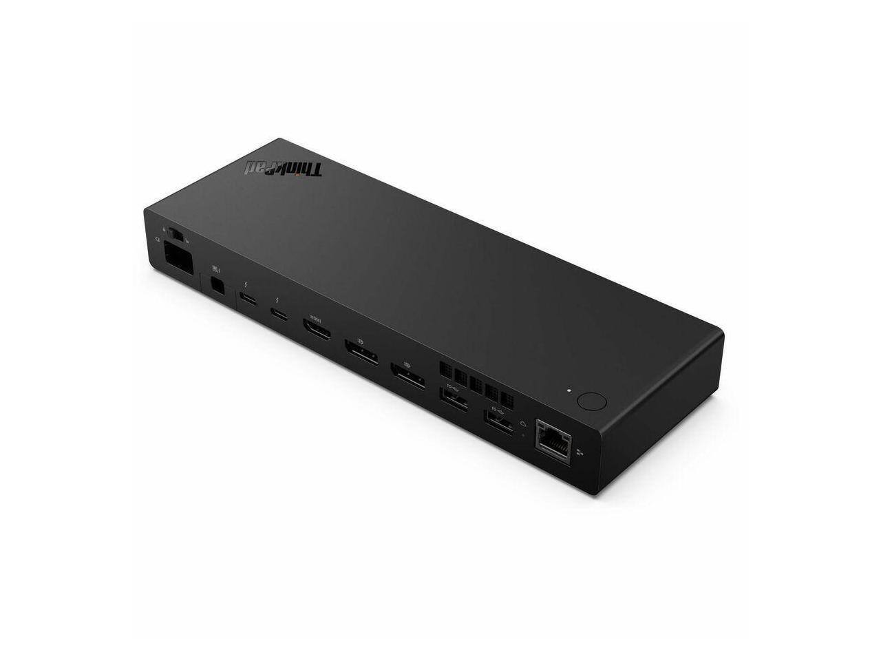 Alt View 3. Lenovo - Lenovo ThinkPad Thunderbolt 5 Smart Dock 7500, 265W, 4 Displays, 5x USB, RJ-45, HDMI, 2x DP (40BA0265US).