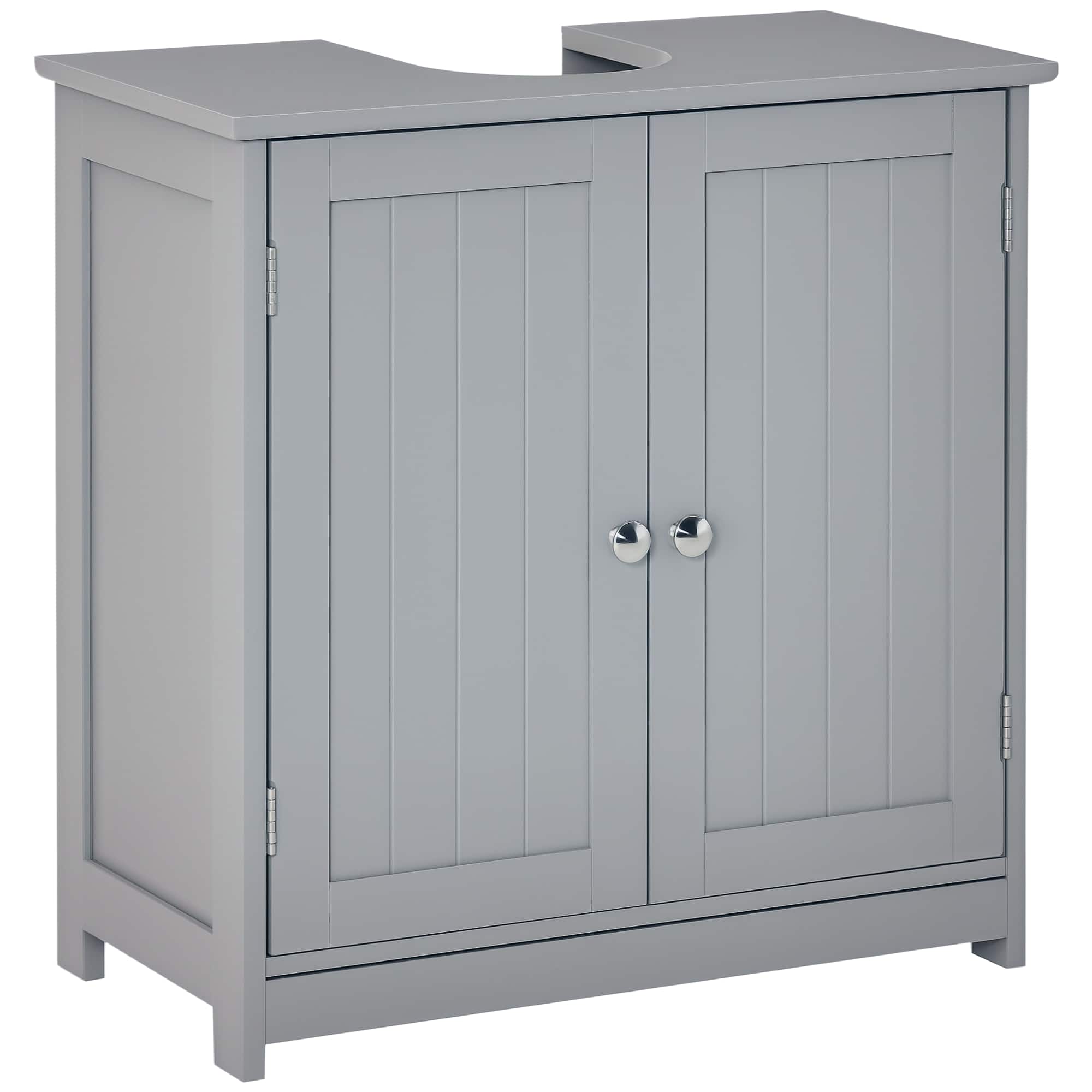 Pedestal Sink Storage Cabinet, Vanity Base Cabinet, Under Sink Bathroom Cabinet with U-Shape Cut-Out