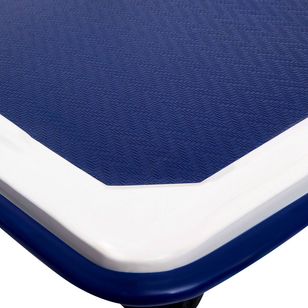 Alt View 18. Costway - 330lbs Platform Cart Dolly Foldable - Blue.