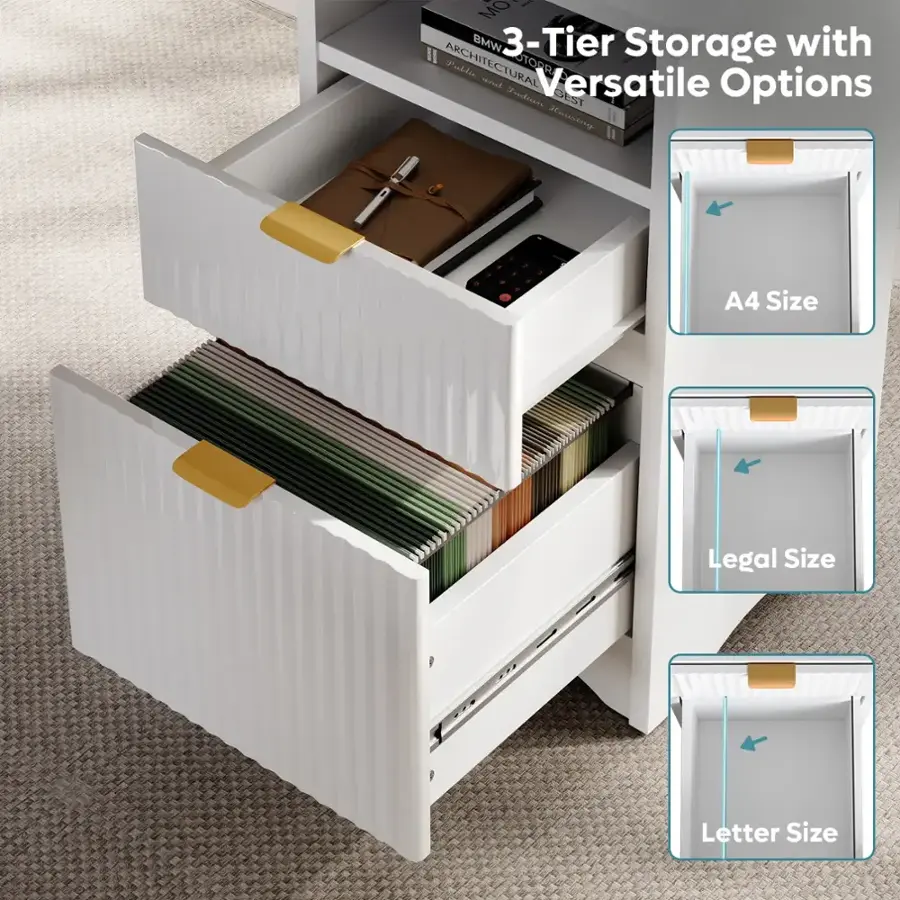 3-Tier Storage with Versatile Options:
- Architectural Drawing
- A4 Size
- Legal Size
- Letter Size