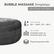 BUBBLE MASSAGE SimpleSpa
HEATING SYSTEM
TEMP RANGE
50° ~ 104°F / 10 ~ 40°C
SPA COVER
Insulated cover to minimize heat loss
Thermal ground cloth