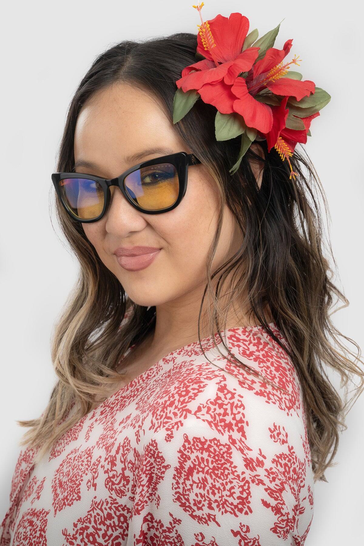 Alt View 1. GUNNAR - GUNNAR Computer Glasses  - tokidoki Sweet Fruits, Banana Split, Amber Lens - Blue Light Blocking, Relieve Dry Eye - Banana Split.