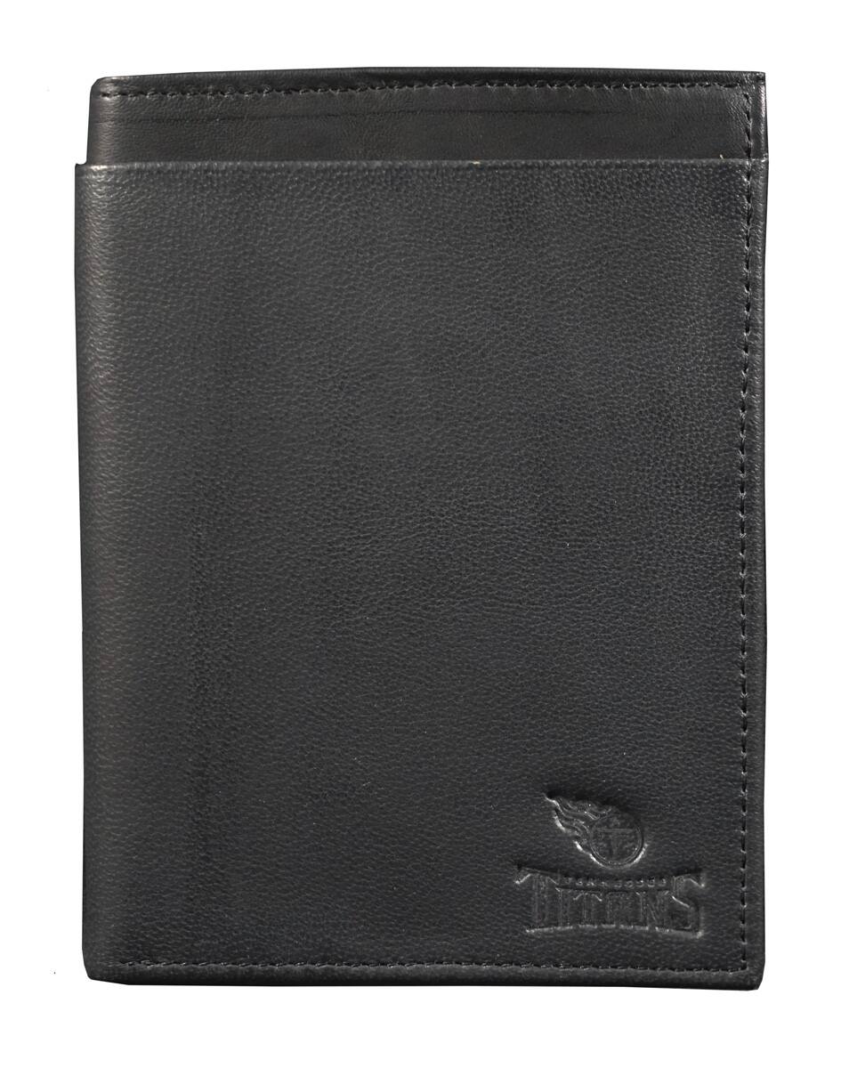 Alt View 1. Rico Industries - Tennessee Titans RFID Blocking Traveling Passport Leather Wallet - Multi.