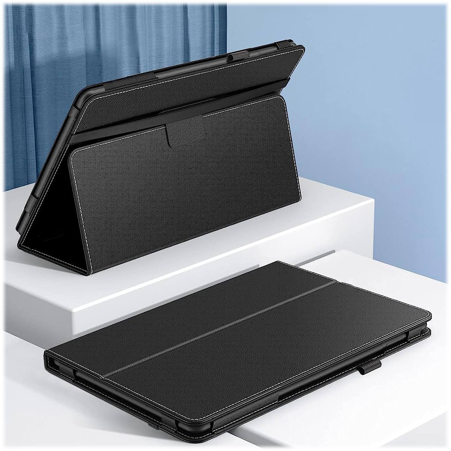 Alt View 18. SaharaCase - EliteFold Folio Case for Samsung Galaxy Tab A9+ - Scorpion Black.