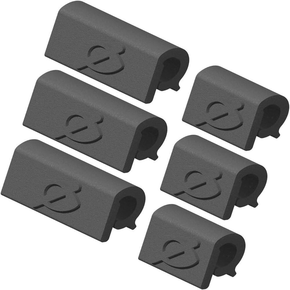 Front. RTMB - 6-Pack Flexible Laptop & Tablet Webcam Cover Slide, Privacy, Black.