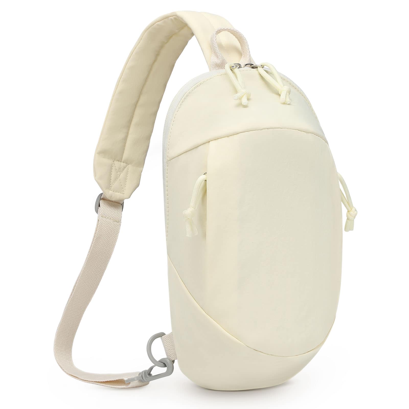 Unique Bargains - Small Sling Bag with RFID Blocking Mini Fanny Pack Convertible Crossbody Anti Theft Chest Bag for Travel Hiking - Beige price history on PriceWatchPro