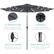 UV PROTECTION
Fabric shade is UPF50 certified to diffuse sunlight
DURABLE
Powder-coated steel withstands wear over time
BUILT-IN CRANK
Pully-assisted crank opens and closes the umbrella
PUSH-BUTTON TILT
Freely adjust the angle with a locking tilt joint