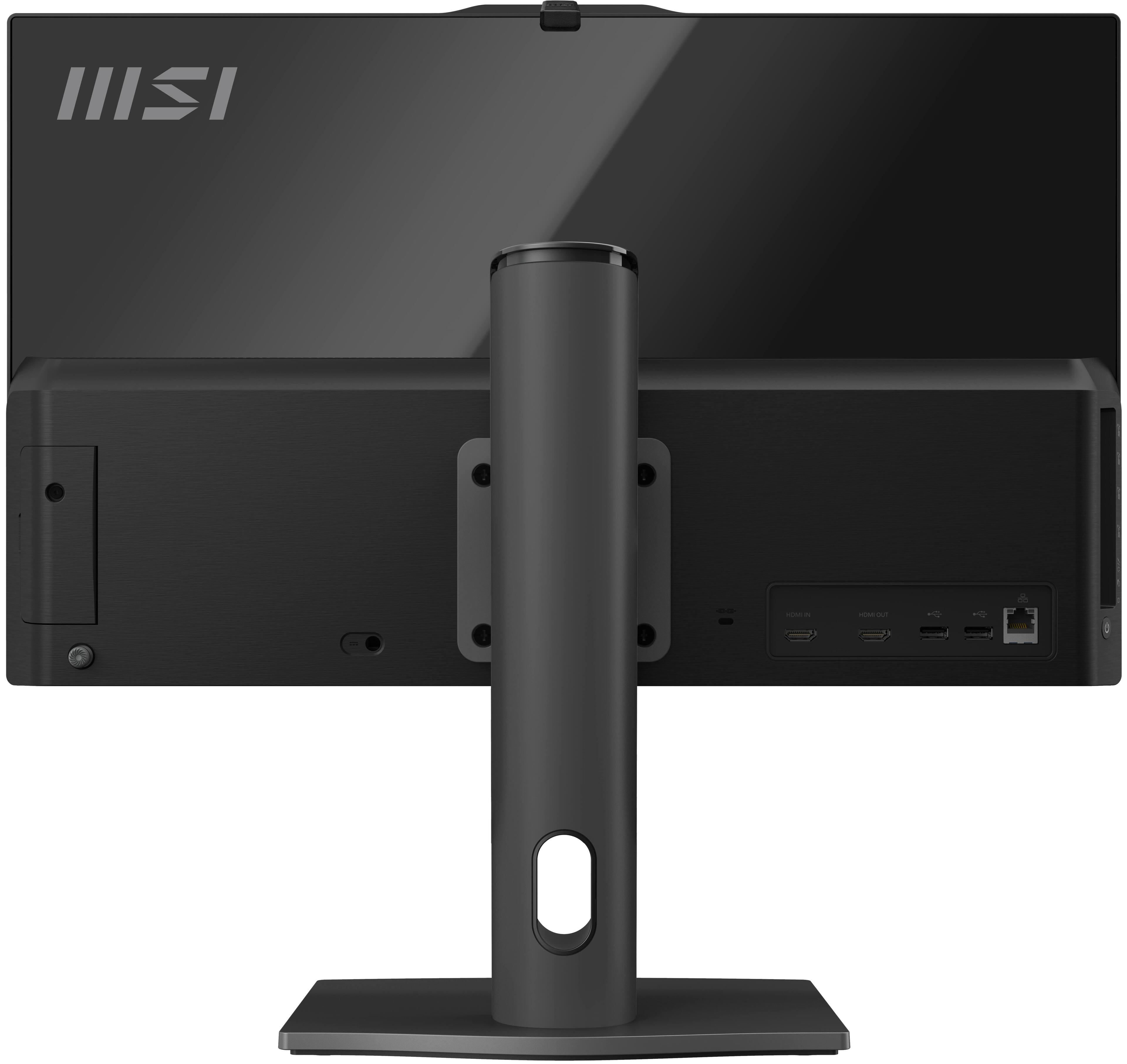 Back. MSI - MSI AM242TP 1M-1098US Intel Core 3 100U 8GB DDR5 512GB SSD 23.8" Touchscreen Win 11 Pro - Black.