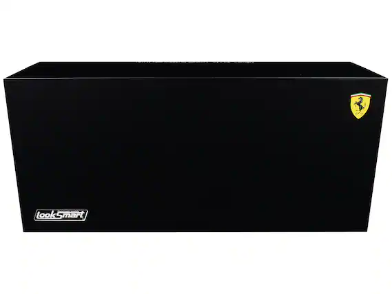 Front. LookSmart - Ferrari SF-24 #16 Charles Leclerc 3rd Place Formula One F1 Saudi Arabia GP (2024) with Acrylic Display Case 1/18 - Red with Black.