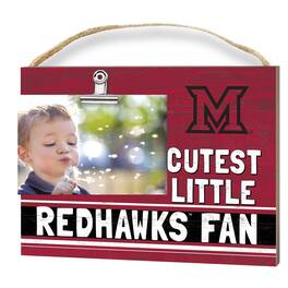 Jardine - Miami University RedHawks 8'' x 10'' Cutest Little Team Logo Clip Photo Frame - Red