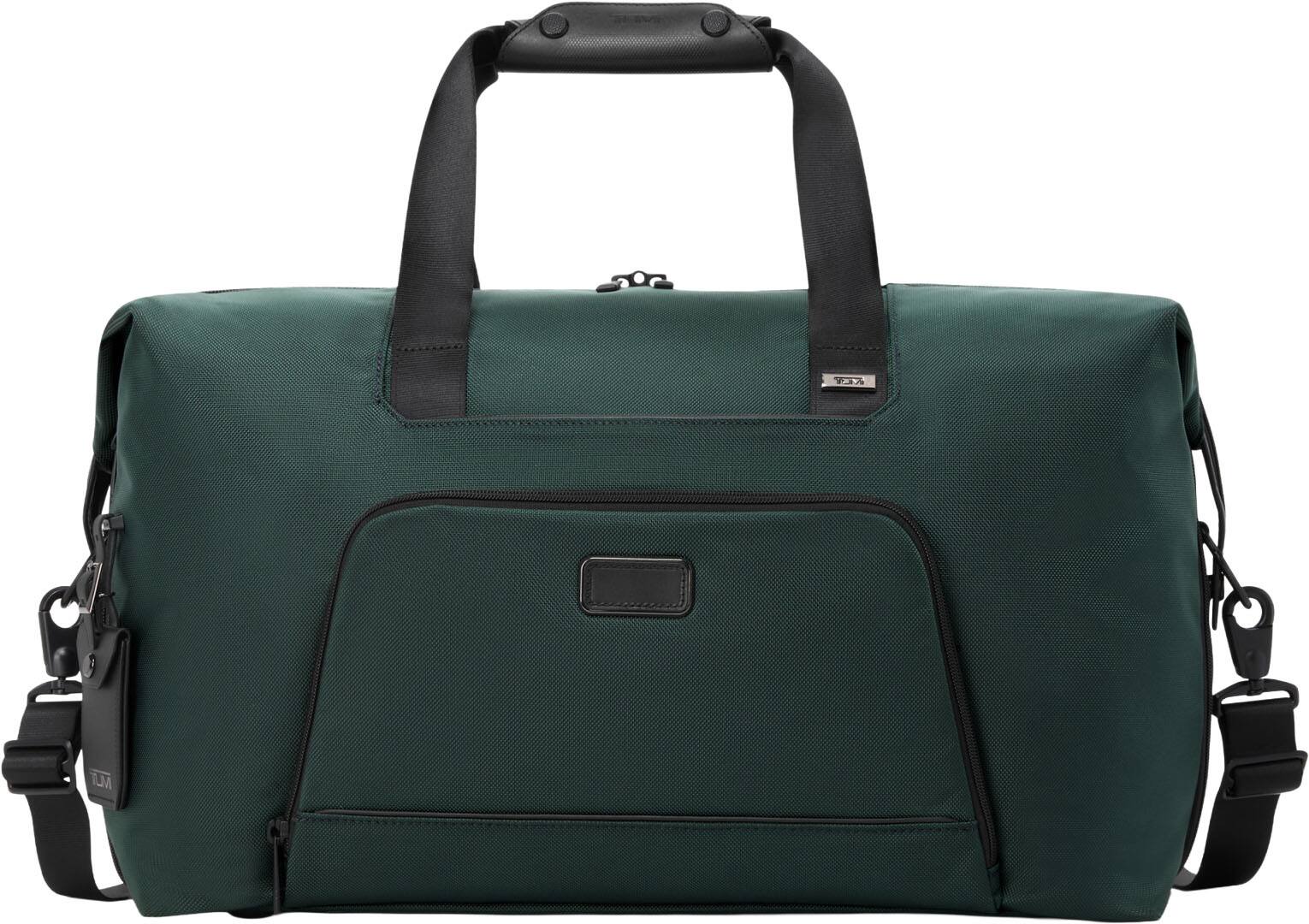 Front. TUMI - Alpha Double Expansion Duffel - Deep Pine.