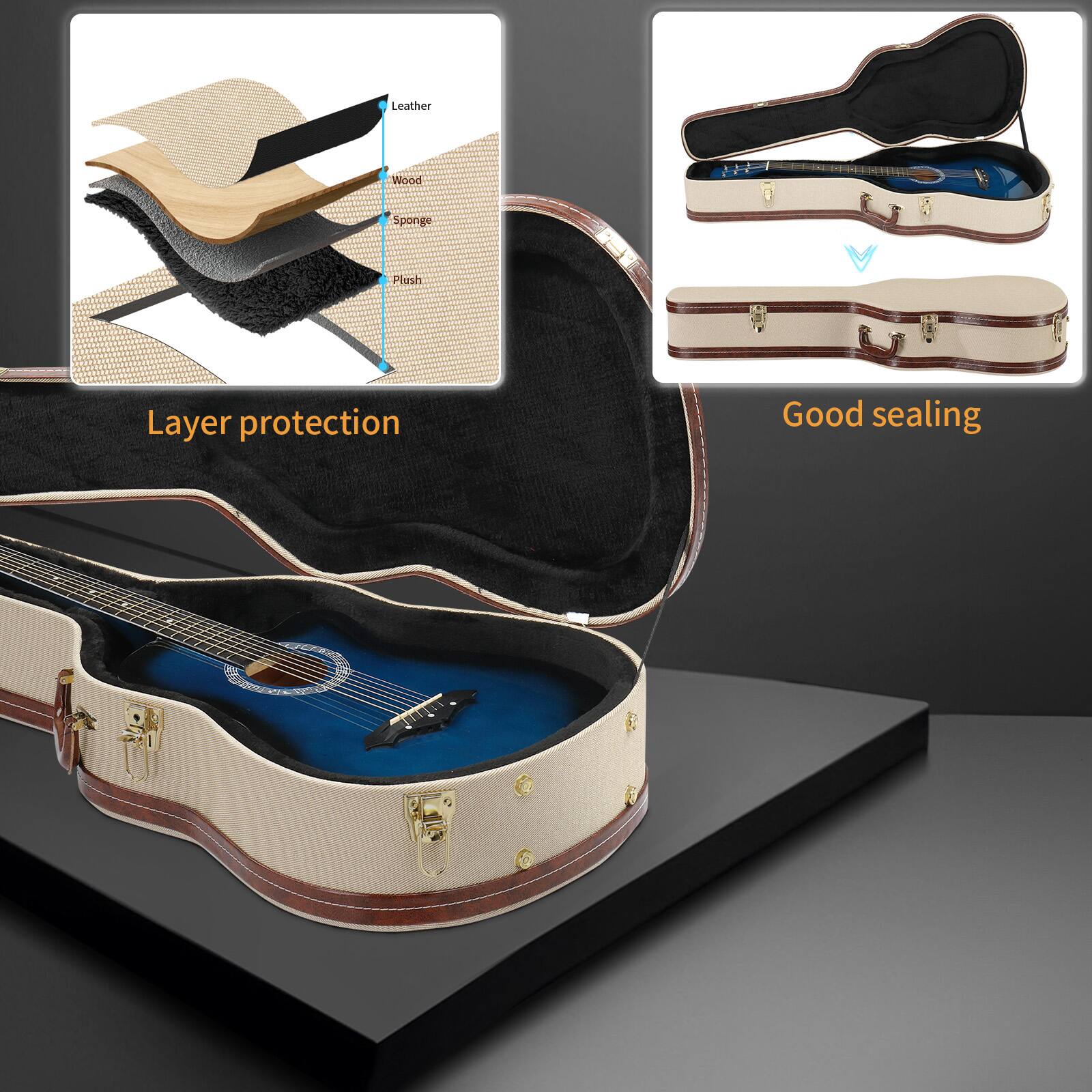 Layer protection  
Leather  
Wood  
Sponge  
Plush  

Good sealing