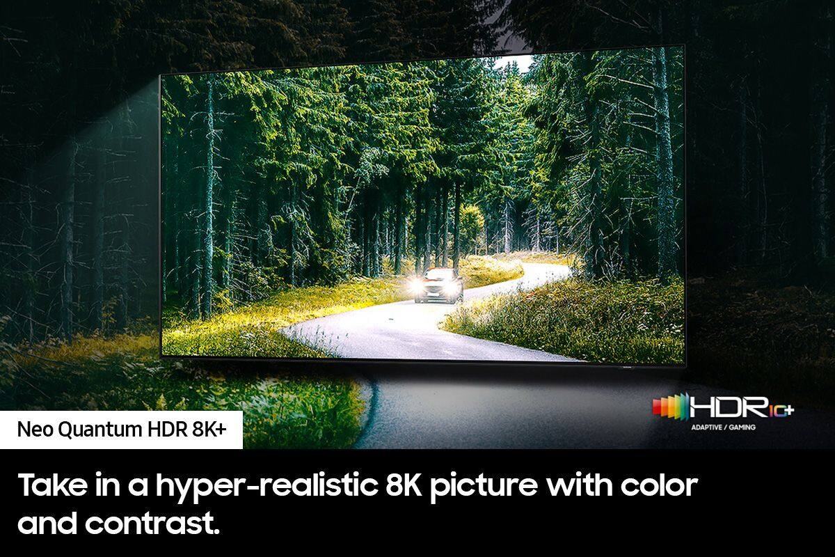 Neo Quantum HDR 8K+  
Take in a hyper-realistic 8K picture with color and contrast.  
HDRic+  
ADAPTIVE / GAMING