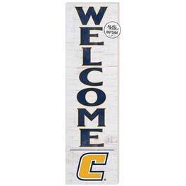 Jardine - Tennessee Chattanooga Mocs 10'' x 35'' Indoor/Outdoor Welcome Sign - White