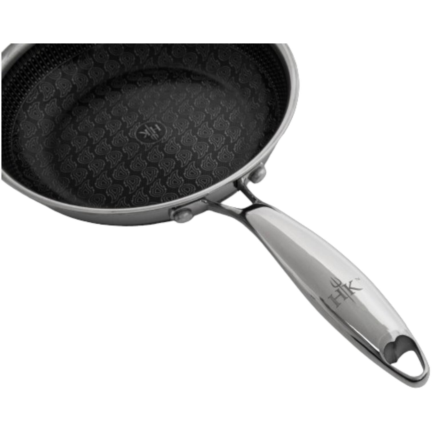 Alt View 1. Hell's Kitchen - Hell's Kitchen Hybrid 8-Inch Fry Pan - Stainless Steel.