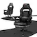 Alt View 17. Costway - Racing Massage Gaming Chair with Footrest - Black.