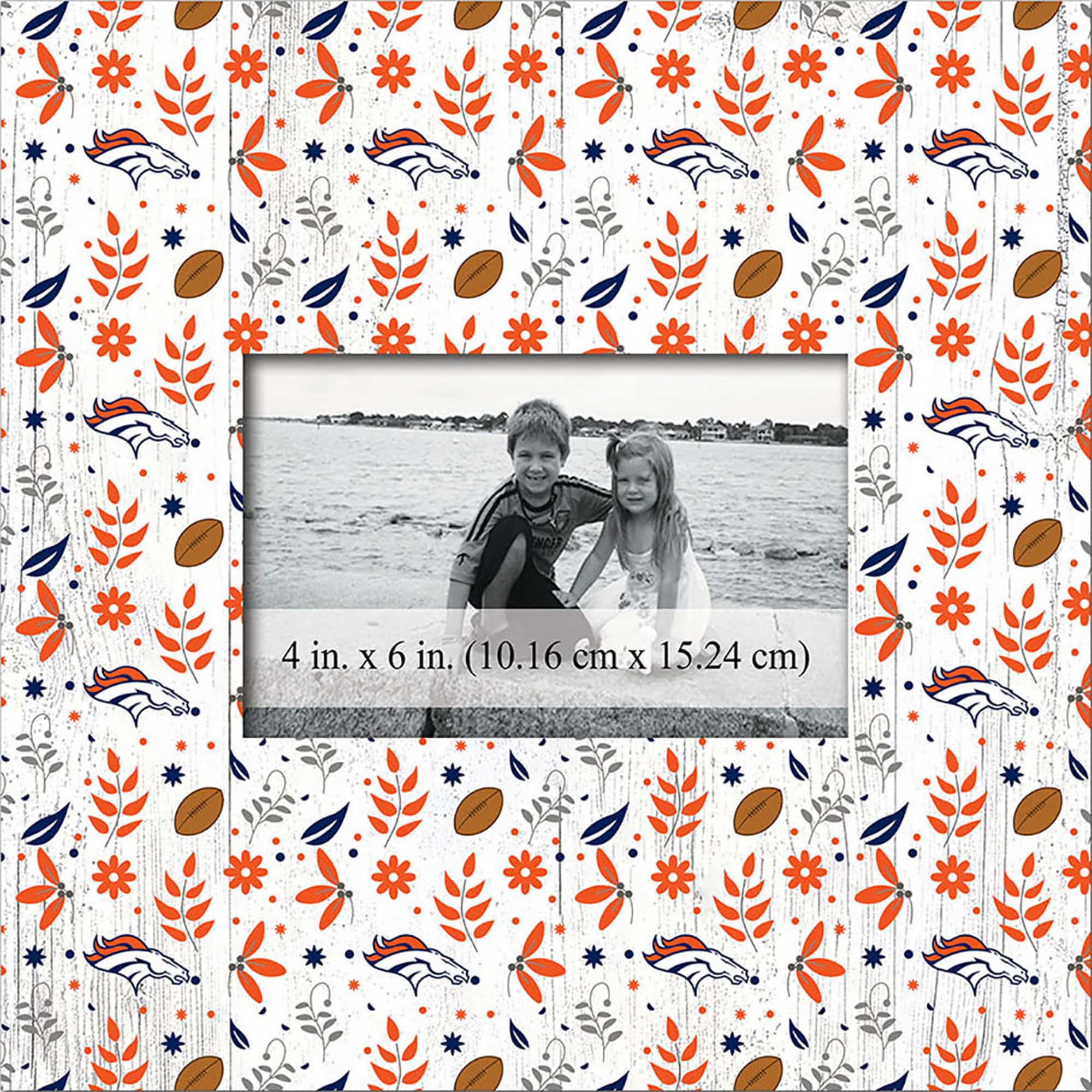 Frame Fan Creations 10'' x 10'' Floral Pattern Multicolor 4095600