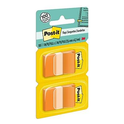 100 languettes | banderitas Post-it flags  
432 m (25.6 m)  
3M  
100 1" x 1" / 25 mm x 25 mm / 1 N / POULG / PULG