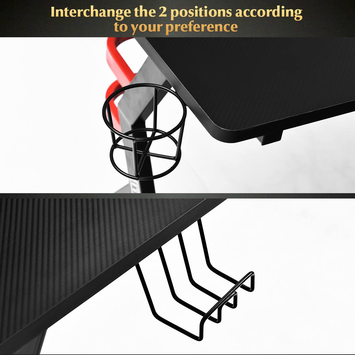 Interchange the 2 positions according to your preference.