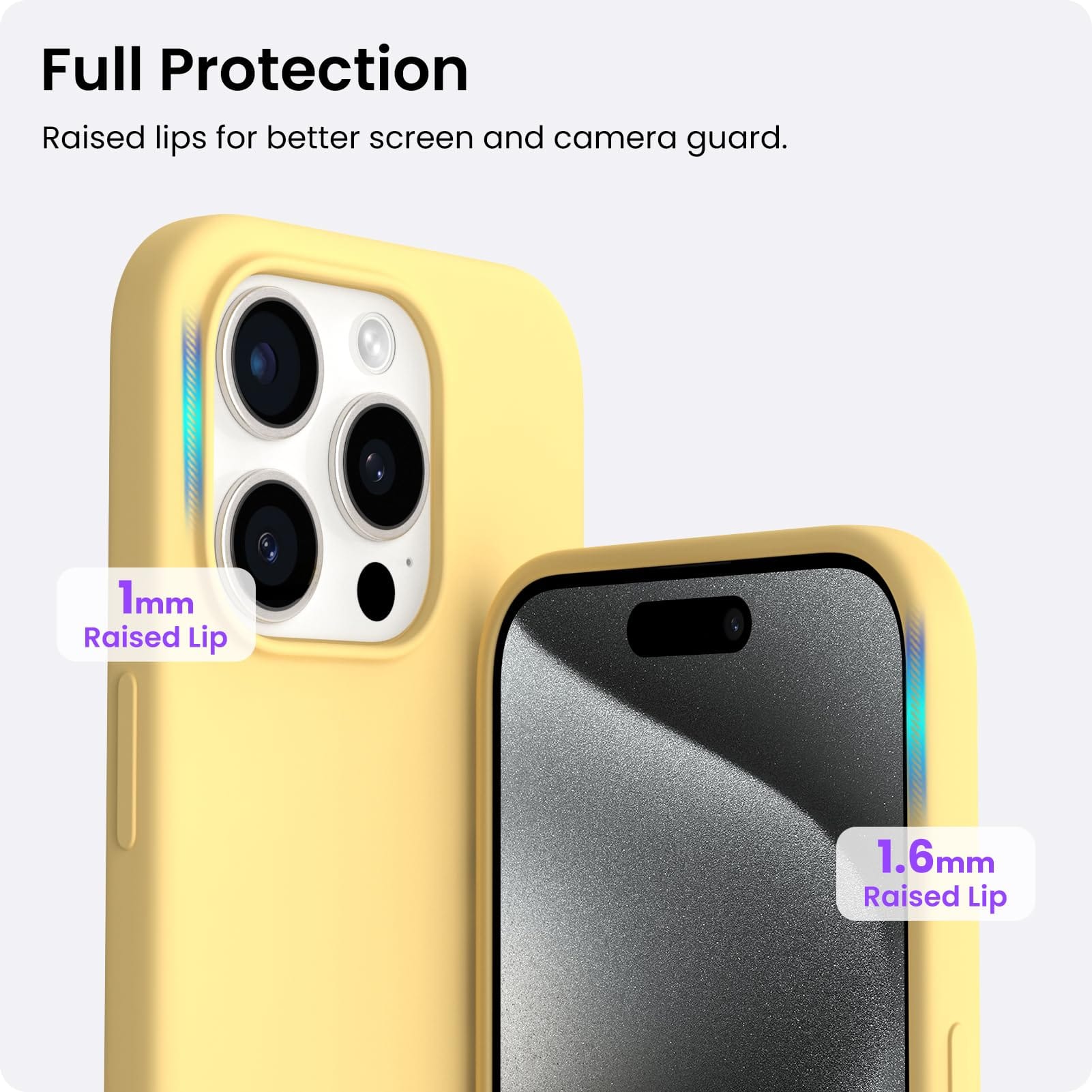 Ornarto Compatible with iPhone 15 Pro Max Case 6.7