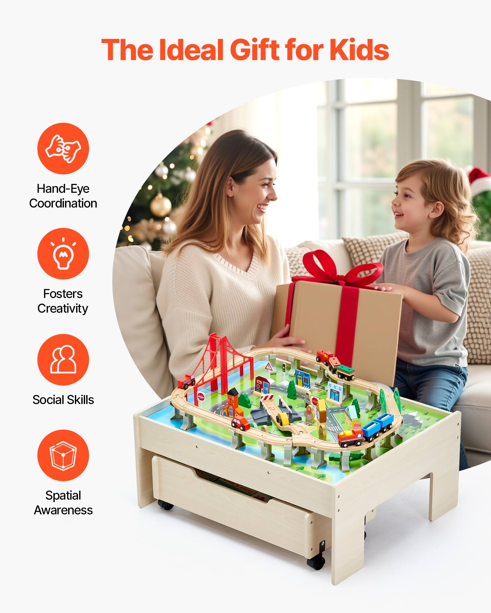 The Ideal Gift for Kids

- Hand-Eye Coordination
- Fosters Creativity
- Social Skills
- Spatial Awareness