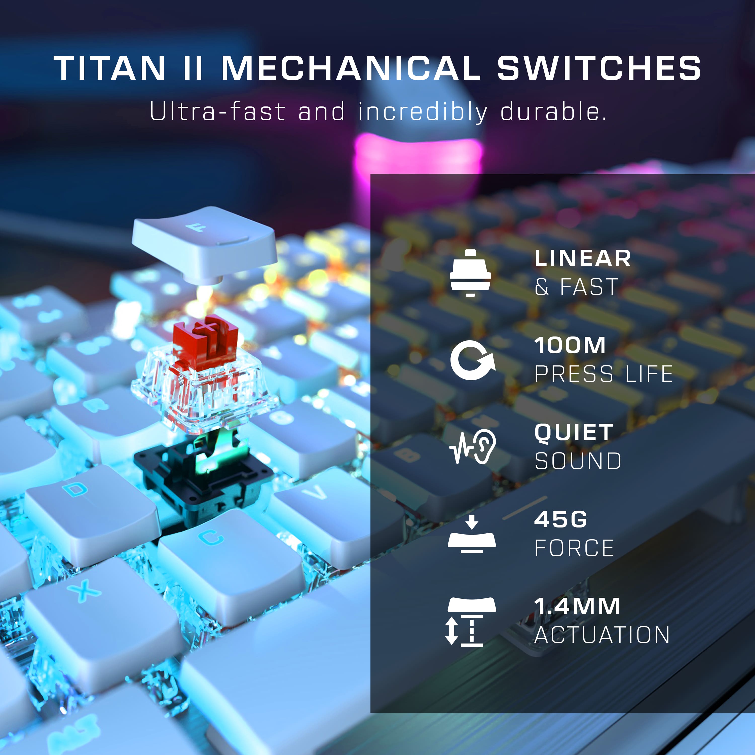 Turtle Beach – Vulcan II Full-size Wired Mechanical TITAN II Switch Gaming Keyboard with RGB Illuminated Keys – White Sansujyuku sansujyuku.com