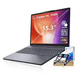Lenovo - Upgraded - IdeaPad Slim 3 15.3" FHD+Touch Laptop - AMD Ryzen 7 170 - 16GB RAM 1TB SSD - Copilot - Numeric KB - PCO Coolerr - Gray