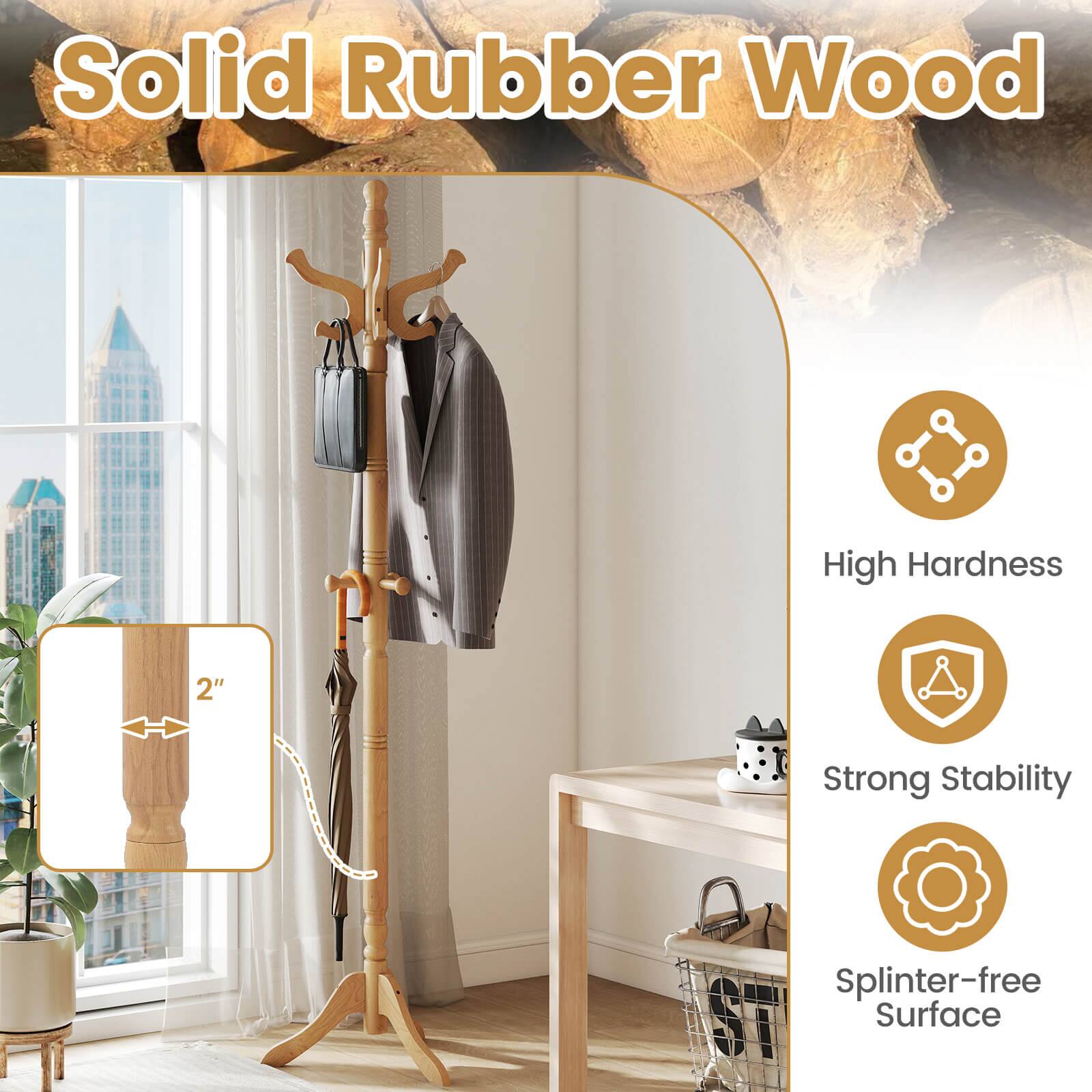 Solid Rubber Wood

High Hardness
Strong Stability
Splinter-free Surface