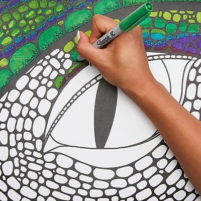 Alt View 4. Sharpie - Sharpie Permanent Marker, Ultra Fine Tip, Assorted, 12/Pack (37175PP).