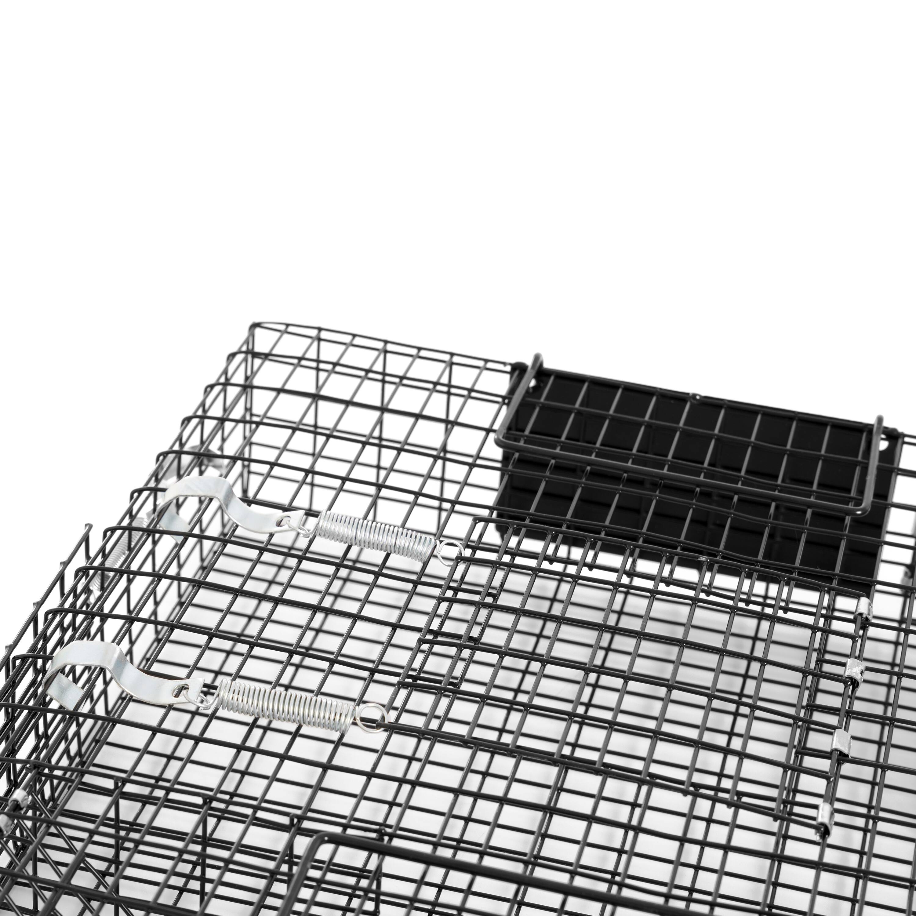 Alt View 8. Rugged Ranch Products - Rugged Ranch CHPTO Chipmunkinator Live Chipmunk Multi Catch 2 Door Cage Trap - Black.