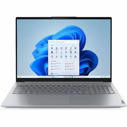 Front. Lenovo - Lenovo ThinkBook 16 G9 IRL 21US0005US 16" Notebook - WUXGA - 60 Hz - Intel Core 5 2nd Gen 210H - 16 GB - 256 GB SSD - Arctic Gray.