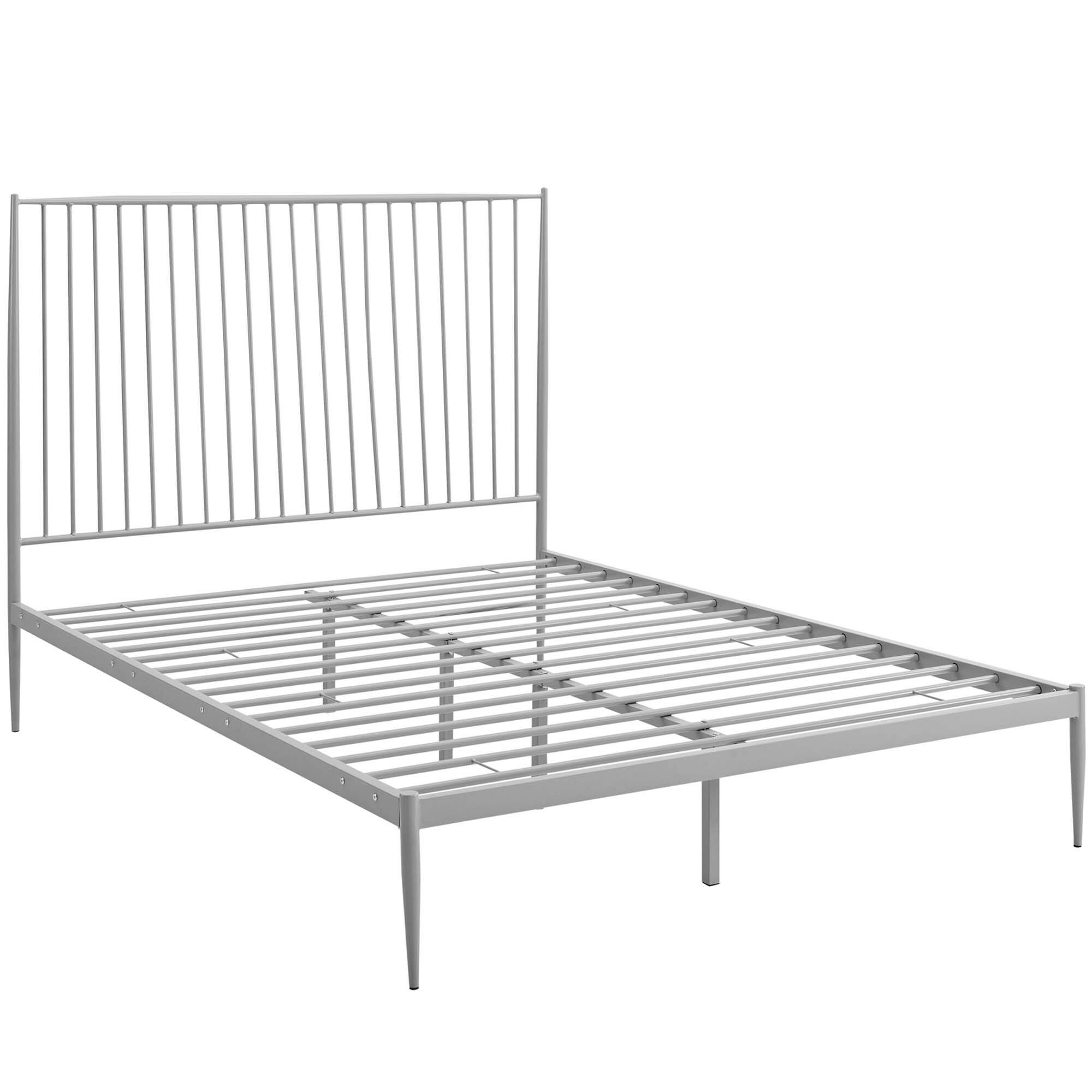 Alt View 2. Modway - Linnea Faux Leather Queen Bed - White.