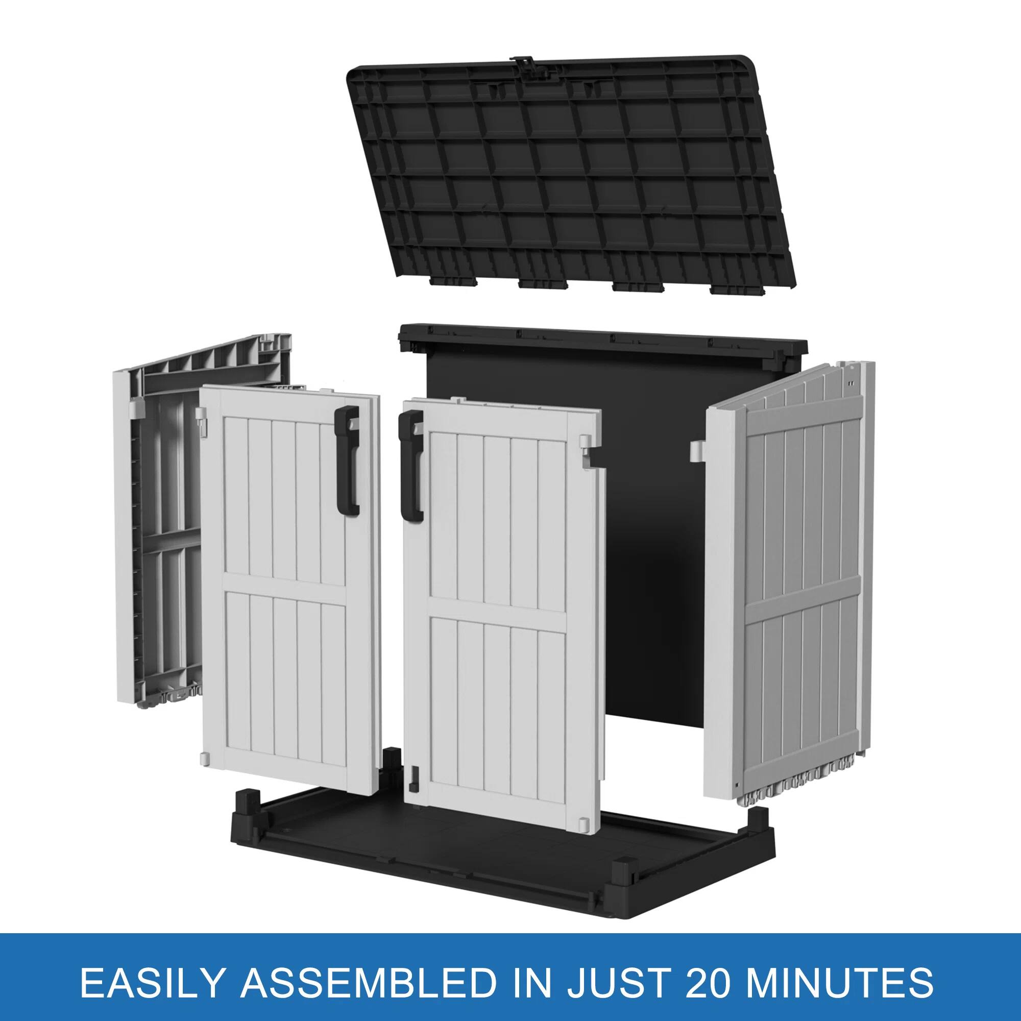 EASILY ASSEMBLED IN JUST 20 MINUTES