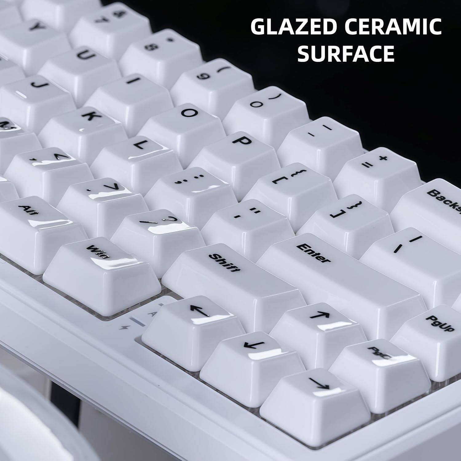 Y S U J - M L 7 V Alt Win A  
GLAZED CERAMIC SURFACE 9 O P Backs Shift Enter T PgUp