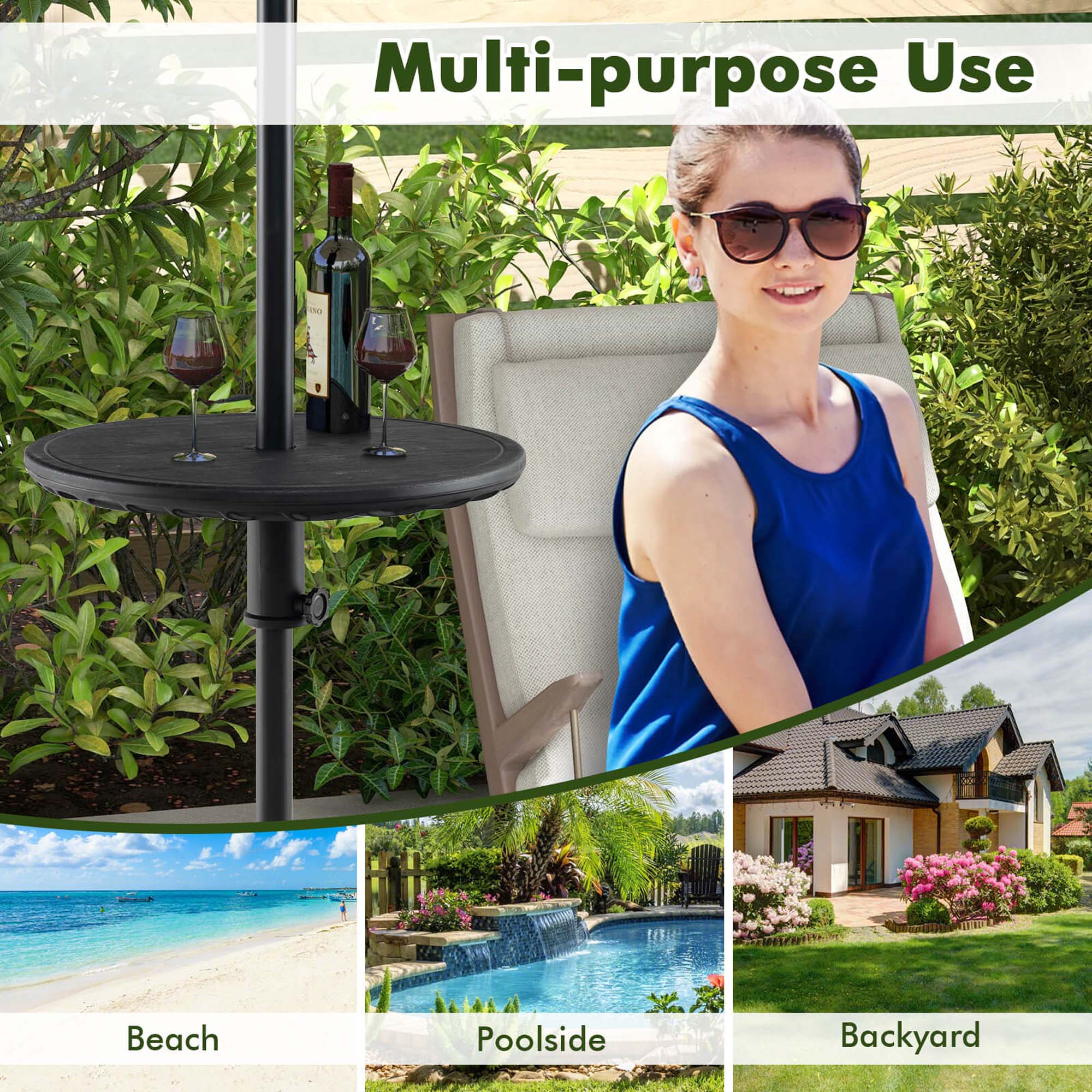Multi-purpose Use:

Beach:

Poolside:

Backyard:
