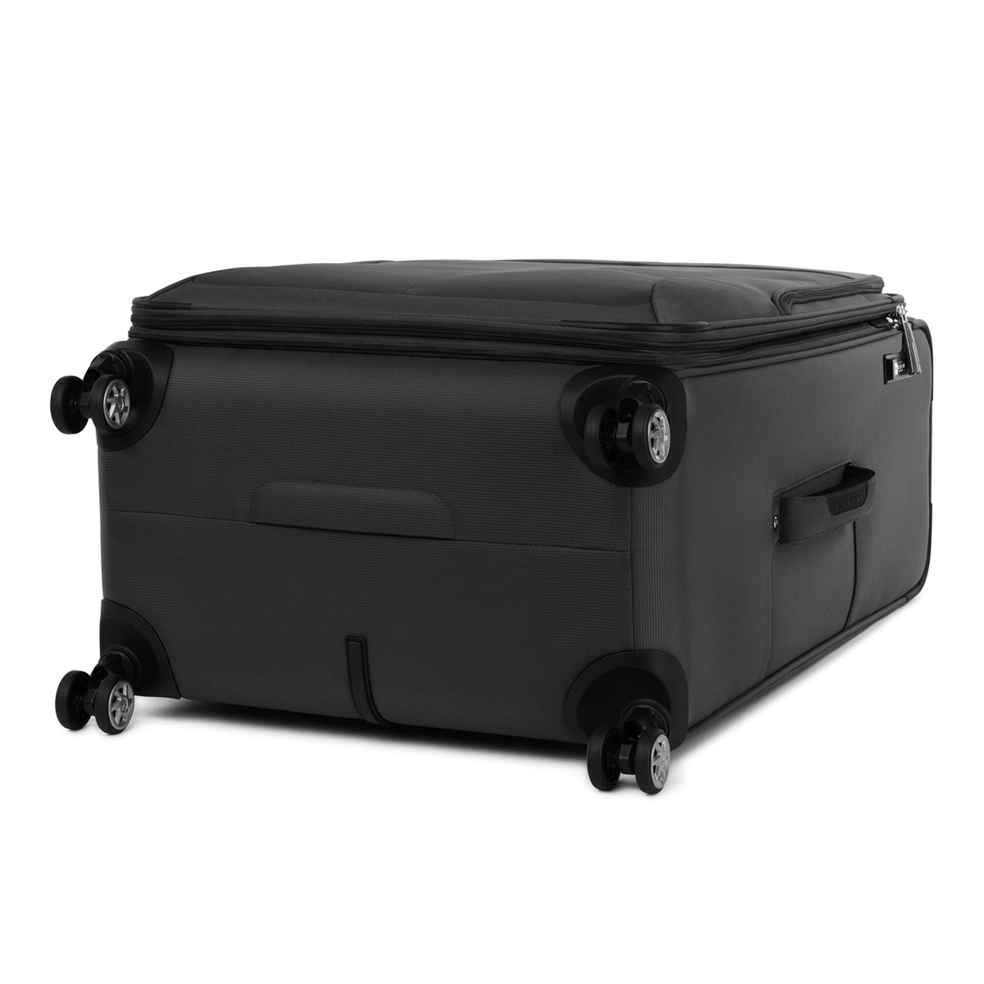 Alt View 1. Travelpro - Walkabout 6 Softside Expandable 29" Large Checked Spinner Luggage - Jet Black.