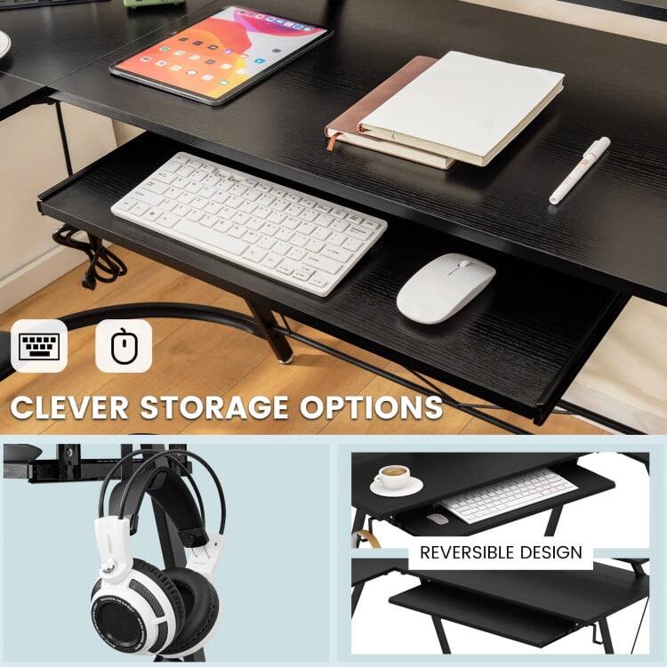 CLEVER STORAGE OPTIONS  
REVERSIBLE DESIGN